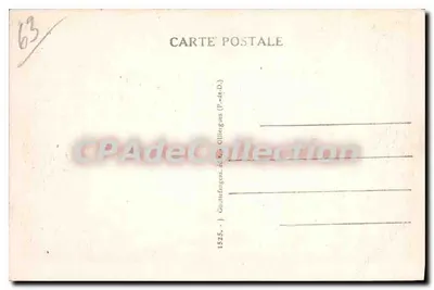 La Bourboule — O Jato d'Água — A Auvergne — Verso