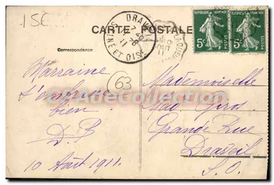Auvergne — La Bourboule — Źródło Clémence — wydawca anonimowy, n° 649 — Rewers