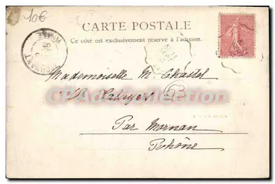 A praça dos jumentos — La Bourboule — R.&J.D. 10936, 72 — Verso
