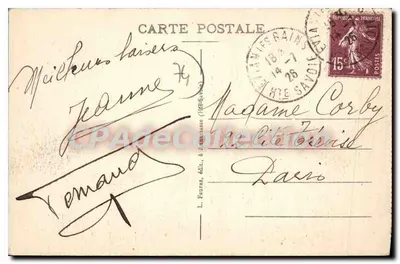 Évian-les-Bains (Alta Saboia) — O Estabelecimento Termal — L. Fauras, editor — Verso