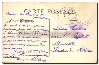 Evian-les-Bains — Vista general — Colección Source Cachas n°63 — Reverso