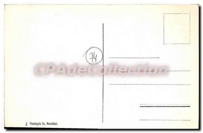 Evian-les-Bains - Il Porto e l'Hotel Royal — Phototypie Co, Neuchâtel, n°4384 — Verso