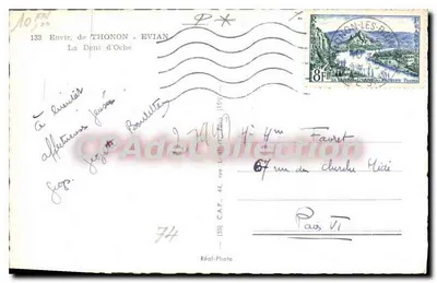 La Dent d'Oche — Vicinanze di Thonon-Évian — Réal-Photo — Verso