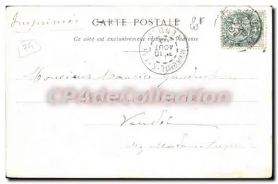 ÉVIAN-LES-BAINS — ÉTABLISSEMENT THERMAL — Editore H. D. F. n° 113 — Verso