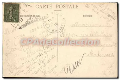 EVIAN-les-BAINS - O Porto e o Embarcadouro — Ad. Pariot, foto, Annecy, n° 522 — Verso