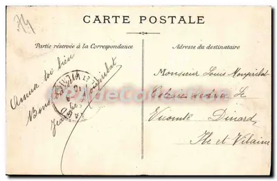 ÉVIAN-LES-BAINS — O Hotel Splendide — Editora: Coleção da Poste, n° 83 — Verso