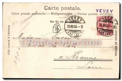 Evian-les-Bains — El Establecimiento Termal y el Hotel Splendide — C.T. & Cie. n°889 — Reverso