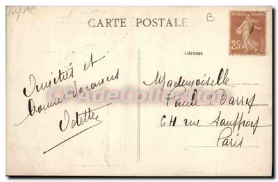 Provins — Widok z zewnątrz Grange aux Dîmes — kolekcja Georges Tissier — Rewers