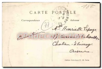 Provins (S.-et-M.) — Wieża Cezara i ogólny widok — Zamek XI i XII wieku — C.M. — Rewers