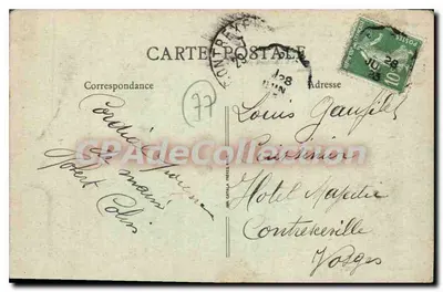 Provins — Antiguo Palacio de los Condes de Champagne — Coll. Firmin Louis — Reverso