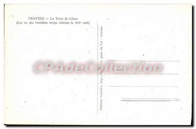 Provins — Wieża Cezara — Wydawnictwo Nantlet — Rewers
