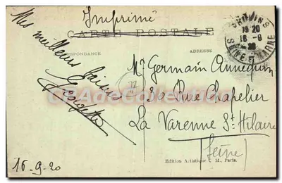 Provins (S.-&-M.) — Igreja de São Ayoul — Bilhete postal moderno n°88 — Verso