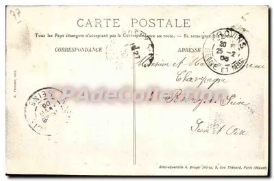Provins — Wieża Cezara i DOMEK Świętego Quiriage — A. Vernet, wyd. — Rewers