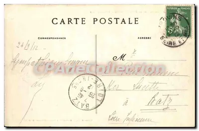 Provins (S.-et-M.) — A Porta Saint-Jean — Vista externa — Cliché S. Li — Strozier & Bray, Paris — Verso