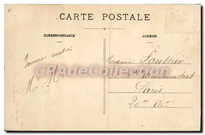 Provins — Interno della Chiesa di San Quiriac — A. Vernant, editore — Verso