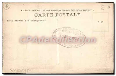 Provins — La Place du Châtel en la Ville Haute con el Pozo Feudal y La Croix des Changes — Reverso