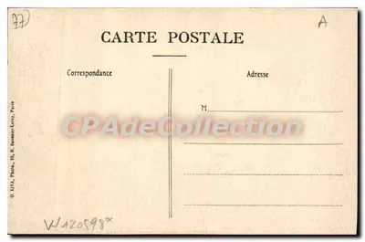 Provins — La Tour aux Engins (XII secolo) — Mauris, libraio, 44, Rue Hugues-le-Grand, Provins — Verso