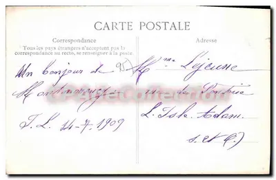 Montmorency — Monumento a J.-J. Rousseau — Edição reservada ao Souvenir de Montmorency — Verso