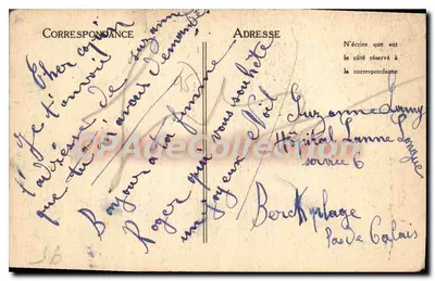 Ermont — Rue Alfred-de-Musset — Carte postale ancienne — Verso