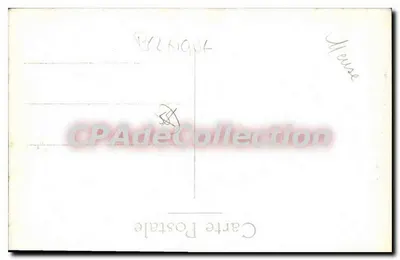 Visão da Meuse — paisagem com mulher em vestido de listras — Carta postal — Verso
