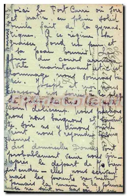 Antibes — O Forte Carré — Ed. Niel, papelaria-mercearia, Antibes — Verso