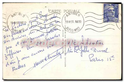 Antibes — Algemene uitzicht — Foto Munier — Achterkant