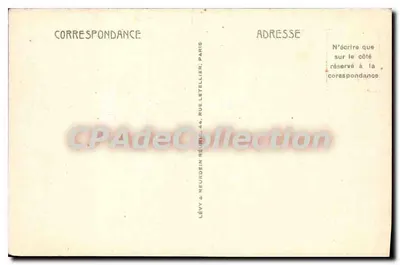 Antibes (Alpes-Maritimes) — Uitzicht genomen vanaf de Punta dell'Ilette — uitgever Lévy & Neudéen, Parijs — Achterkant