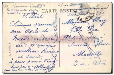 Antybas - Zatoka Ponteil — Półwysip Azorski — widok z ruin rzymskich — Rewers