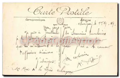 Antibes — De Stad, de Muren en de Alpenketen — LL — Achterkant