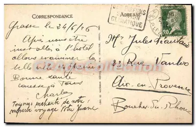 Antibes — Os Muros — LL — Verso