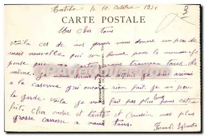 Antibes — Ponta do Cap — Foto Munier — n°120 — Verso