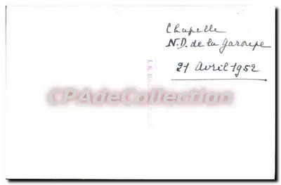 Capela N.D. da Garape — Garape — sem editor e número de série visíveis — Verso