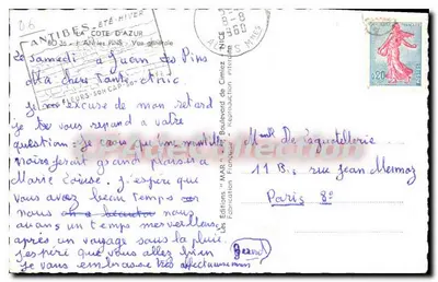 Antibes - Algemene uitzicht - Les Éditions MAR — Achterkant