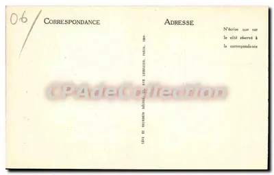 Juan-les-Pins — La Plage — LL. — n°16 — Verso