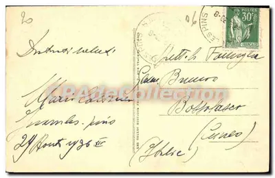 Juan-les-Pins — De Strand — Bef 11719 — Achterkant
