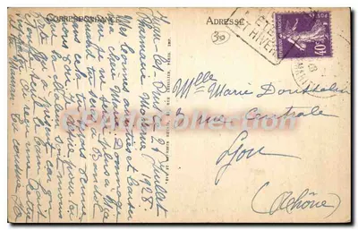 Juan-les-Pins — A Praia — LL — Verso