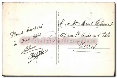 Juan-les-Pins — A Praia — Bef, n° 12495 — Verso