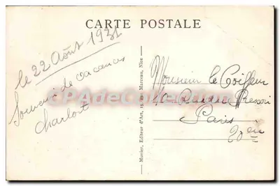 Juan-les-Pins (A.-M.) — Boulevard du Littoral — uitgever Munier, n°24 — Achterkant