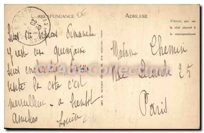 Juan-les-Pins — A Praia — LL — Verso
