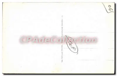 Juan-les-Pins — A Pinède — Edições FRANK, n° 56 — Verso