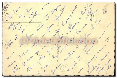 Juan-les-Pins - A Praia — Hotel Provencal visível — n° 90 — Verso
