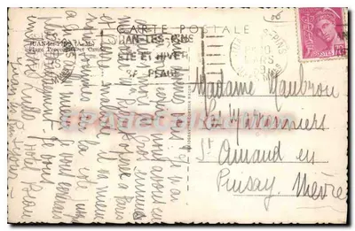 Juan-les-Pins — Praia e Casino — editor Pim, número de série não visível — Verso