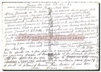 Juan-les-Pins — vue panoramique — CPAdeCollection n°06.004.122 — Verso