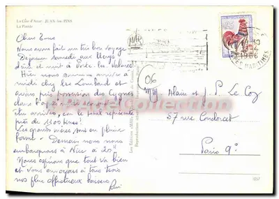 A Pinède — Juan-les-Pins — Editor não visível — Verso