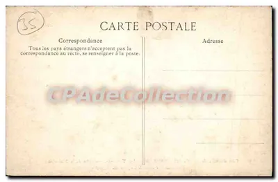 Dinard — As Terras, visão tirada da Malouine — Editor E.D. n°26 — Verso