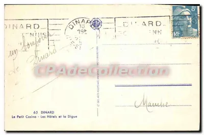 डिनार्ड — प्लेज आर एचॉटल्स — C. डेस आर्ट्स फोटोमेकैनिक, डिनार्ड — पीछे