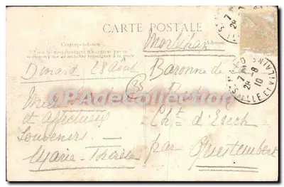 Dinard — A Praia — Vista tirada da Malouine — Editor LD, n° 661 — Verso