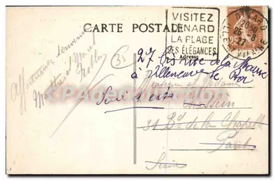 Dinard (I.-et-V.) — La Digue-Promenade et les Casinos — A. Lamiré, wydawca, Rennes — Rewers