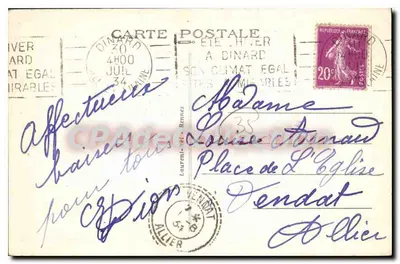 Dinard - Costa da Esmeralda - Villas da Malouine e Praia Roche Pelée - 1988 — Verso