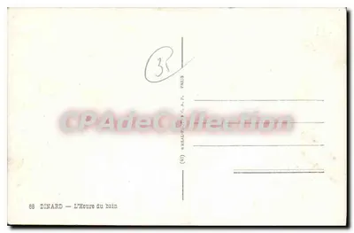 Dinard — Godzina kąpieli — wydawca REAL-PHOTO C.A.P. PARIS, nr 68 — Rewers